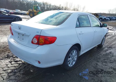 2010 Toyota Corolla Le z USA, uszkodzony, nr VIN 2T1BU4EE3AC316198